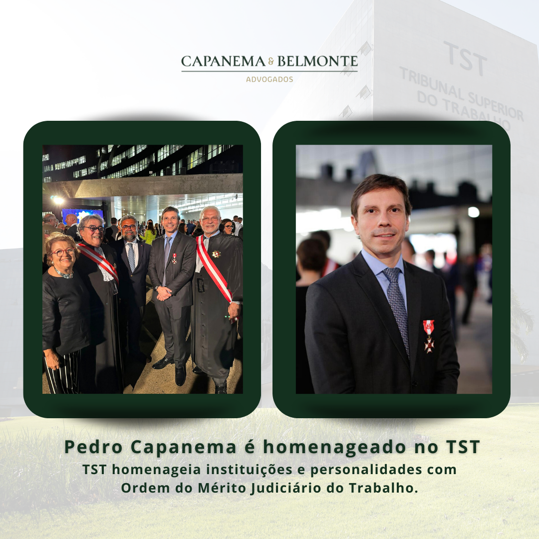 Pedro Capanema é homenageado no TST